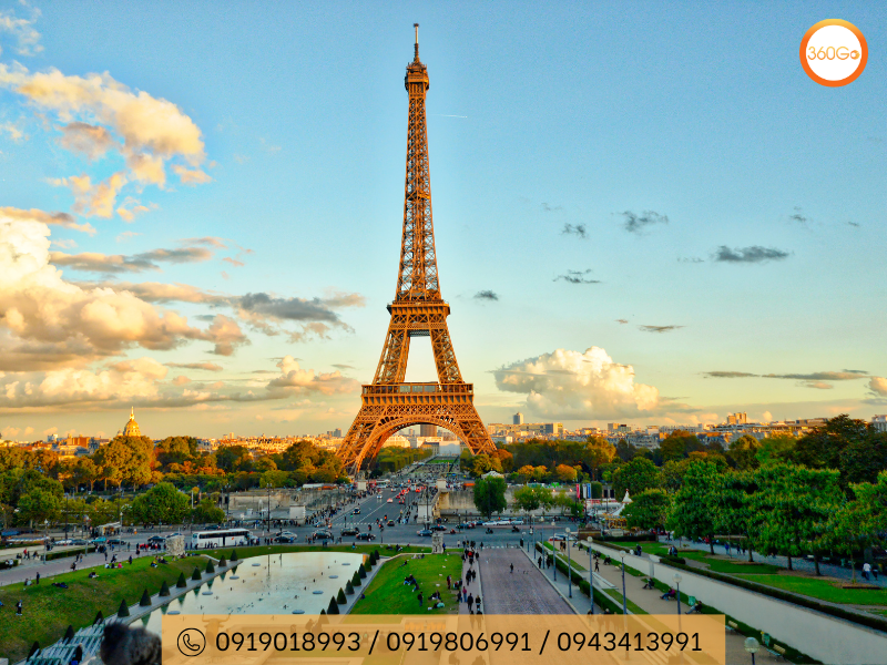 Tháp Eiffel là công trình kiến trúc vĩ đại - Du lịch 360Go 